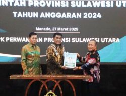 14 Pemda Serahkan LKPD Unaudited Tahun Anggaran 2024 Kepada BPK Perwakilan Provinsi Sulawesi Utara