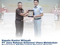 Kepala Kantor Wilayah PT Jasa Raharja Sulut Lakukan Kunjungan Silahturahmi ke Kejaksaan Tinggi Sulawesi Utara