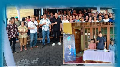 Temui Konstituen, Braien Waworuntu Pastikan Kawal Suara Masyarakat Desa Tateli dan Koha Selatan di Lembaga Legislatif
