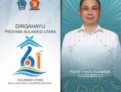 HVK : Dirgahayu 61 Tahun Provinsi Sulawesi Utara Semakin Maju, Sejahtera dan Berkelanjutan