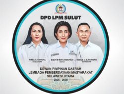 Kepengurusan “Trisula” LPM Sulut Emi Maturbongs, Herol Kaawoan dan Amelia Tungka Tuai Apresiasi Tokoh Masyarakat Kota Manado