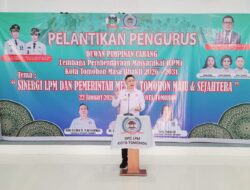 Pengurus DPD LPM Kota Tomohon Resmi Dilantik, HVK Dorong Kerja Kolaboratif Bersama Pemerintah Kota