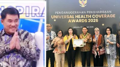 Komitmen Gubernur Yulius Proteksi Kesehatan Masyarakat Berbuah Manis, Sulawesi Utara Raih UHC Award 2026