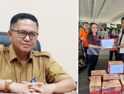Keluarga Besar Sekretariat DPRD Sulut Salurkan Bantuan Untuk Korban Banjir Bandang Sitaro