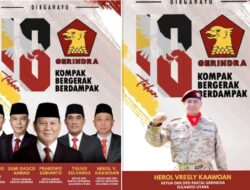 HUT PARTAI GERINDRA KE – 18 : KOMPAK BERGERAK BERDAMPAK