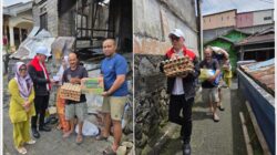 Wujud Solidaritas, MJP Sambangi Korban Kebakaran Singkil Saat Momen Lebaran