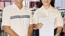 Srikandi Desa Palamba, Syully Sumual Bonggalola Resmi Daftarkan Diri sebagai Calon Hukum Tua