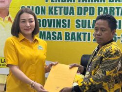 MEP Resmi Daftar Calon Ketua DPD I Golkar Sulut, Usung Misi “Tegak Lurus” dan Kejayaan Millenial