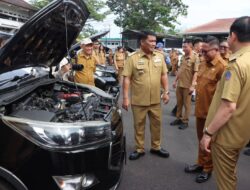 Tingkatkan Kedisiplinan Aset, Plt Sekwan DPRD Sulut Niklas Silangen Hadiri Apel Kendaraan Bersama Gubernur dan Wagub Yulius-Victor