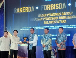 Gubernur Yulius Selvanus Dampingi Mentan Amran di Diklatda HIPMI Sulut, Dorong Pengusaha Muda Kuasai Sektor Hilirisasi