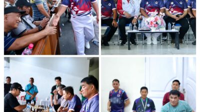 Melebur Tanpa Sekat, Gubernur Yulius Ikut Tanding Catur dan Tenis Meja di Hapsa PKB GMIM 2026