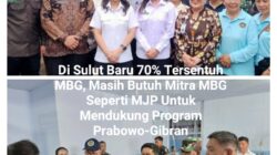 Di Sulut Baru 70% Tersentuh MBG, Masih Butuh Mitra MBG Seperti MJP Untuk Mendukung Program Prabowo-Gibran