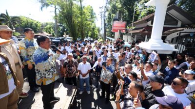 Terima Aksi Damai Mapalus Pragib, Gubernur Yulius Tegaskan Dukungan Pemprov Sulut Terhadap Program Strategis Presiden