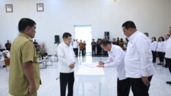 Dampingi JK Lantik Pengurus PMI Sulut, Gubernur Yulius Tekankan Pentingnya Gerak Cepat Kemanusiaan