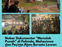Nobar Dokumenter “Menolak Punah” di Polimdo, Mahasiswa dan Pecinta Alam Bersatu Lawan Dampak Fast Fashion