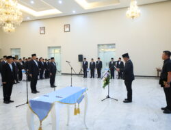 Gubernur Yulius Selvanus Lantik Tiga Pejabat Tinggi Pratama Pemprov Sulut: Jabatan Adalah Amanah Bukan Penghargaan