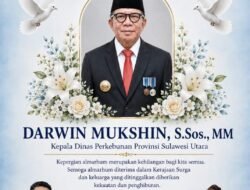 Keluarga Besar DPRD Sulut Sampaikan Duka Mendalam Atas Berpulangnya Kadis Perkebunan Darwin Muksin