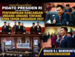 Hadiri Pidato Kenegaraan Presiden Prabowo, BW Tegaskan Komitmen Komisi I DPRD Sulut Siap Kawal Kebijakan Strategis Nasional