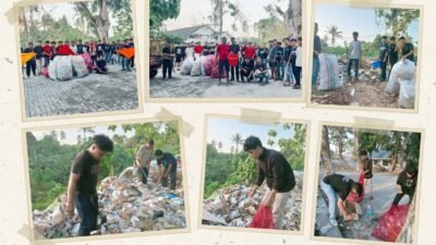 Cegah ‘Bom Waktu’ Pencemaran, Aksi Kolaborasi Pecinta Alam Polimdo Turun Tangan Bersihkan Sampah di Area Kampus