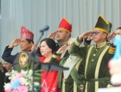 Puncak Peringatan HUT ke-62 Provinsi Sulut, Pimpinan dan Anggota DPRD Hadiri Upacara di Lapangan Kantor Gubernur