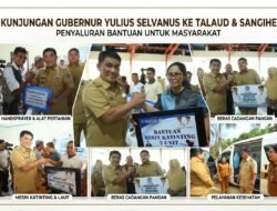 Kunjungi Talaud dan Sangihe, Gubernur Yulius Selvanus Tegaskan Komitmen Pembangunan Untuk Nusa Utara