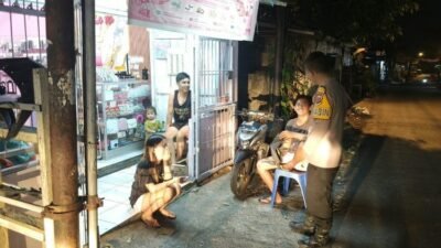 Cegah Gangguan Kamtibmas, Polsek Wanea Intensifkan Patroli Malam Hari